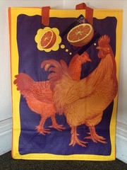 NEW Trader Joe’s Rare ORANGE CHICKEN Reusable State Mystery Bag Grocery Shopping