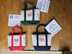 Trader Joe’s 3 Set Mini Canvas Micro Tote With Storage Bag Limited, 🇺🇲 Seller
