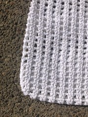White Mesh Tote Bag
