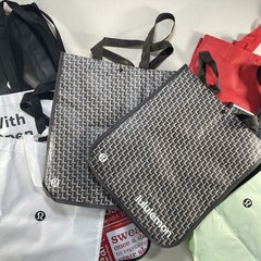 Lululemon Lot Of 30 Reusable Shopping Bags Various Colors & Size