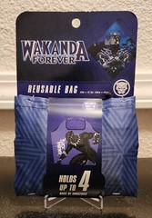 Marvel Black Panther Wakanda Forever Reusable Bag Carrying Groceries Tote