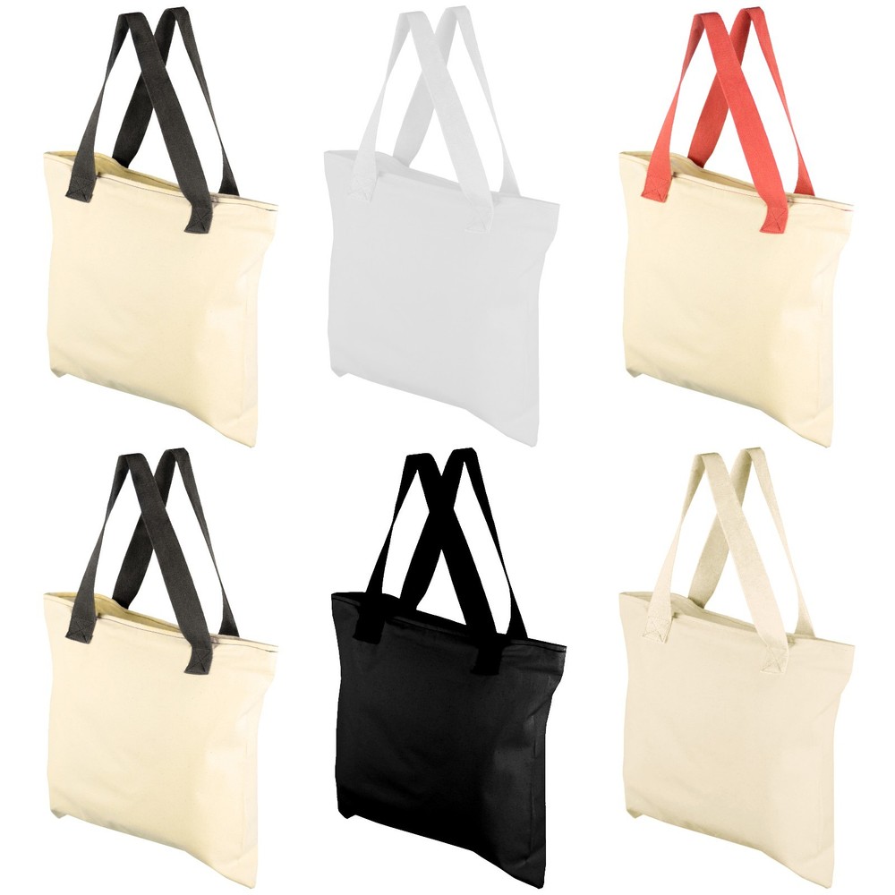 10 Pack Mato & Hash 17″X17″ Blank Creativity Bag Arts and Craft Tote with Zipper