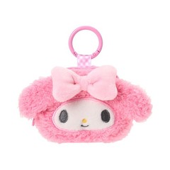 My Melody Face Shaped Carabiner Mini Pouch Sanrio Character
