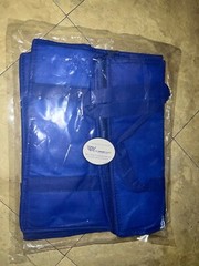 Brand New The Humane Society Member Tote Cute Puppy & Kitten in Window Blue Bag