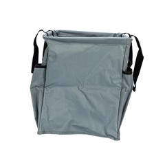 Krush Container All‑Purpose Utility Tote with Exterior Pockets, Gray