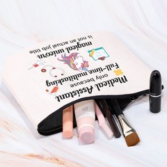 MBMSO Medical Assistant Makeup Bag MA Gift for medium, bag