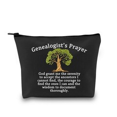 MEIKIUP Funny Genealogist Cosmetic Bag Family Researcher Gift