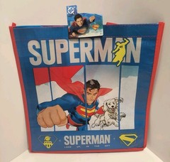 DC Comics SUPERMAN Superhero Large Reusable Eco BLUE Gift/Shopping Bag 🆕🆓ship!