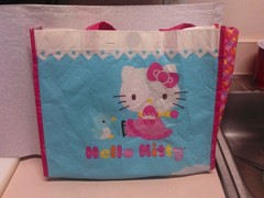 Horizon Group Sanrio Hello Kitty Canvas Plastic Bag 2012 43999 (Ripped Plastic)