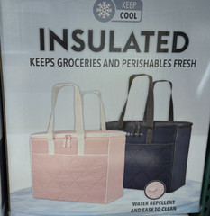 Keep Cool Insulated Reusable Shopping Bag Cooler PINK XL Costco NEW Rare NEW
