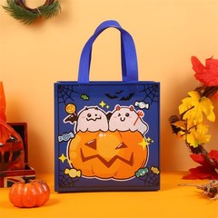 20pcs Halloween Non-woven Tote Bags Gift Waterproof Handbag Fabric Pouch Party