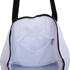 THREADART 100% COTTON WHITE CANVAS TOTE BAGS VEGAN LEATHER COLORED HANDLES