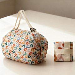 6 Pcs Reusable Grocery Bags Foldable Shopping Bag, Tote Multi