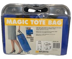 Magic Tote Bag Foldable On Wheels Vintage Retro Atlantic Item# 1205 NEW In Pkg