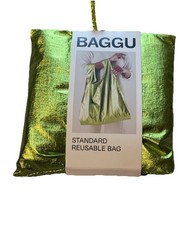 BAGGU METALLIC GREEN Standard Size Reusable Bag – NWT RARE SOLD OUT