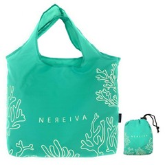 Strong Reusable Shopping Bag With Attached Pouch Large Capacity Washable Foldabl