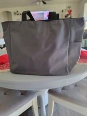2 New BG410 Port Authority Essential Zip Tote Bags Adorable!❤️ CHARCOAL Sale!