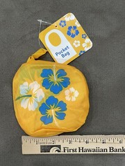Walmart Hawaii Hibiscus Reusable Shopping Pocket Bag Tote Grocery Exclusive NEW