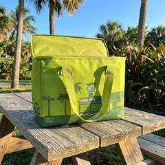 Trader Joe’s Large Insulated Tote Olive Green 8 Gallon Reusable Bag Cooler