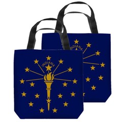 Indiana Flag Tote Bag – 3 Sizes