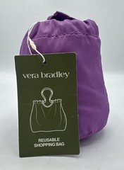 Vera Bradley Reusable Shopping Bag Tote Iris Orchid