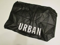 Urban Outfitters Logo Eco Friendly Shopping Bag Backpack / Black