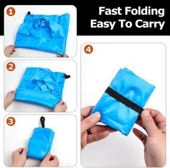 Reusable Shopping Tote Bag Compatible with Most Grocery Brands Polyester Fold…