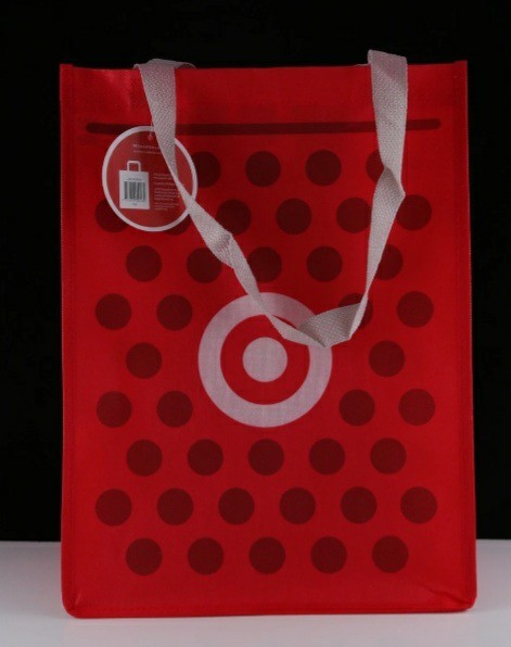 New Target Bullseye Red Reusable Handle Bag 16″