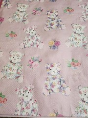 TJ MAXX – Beautiful Floral Teddy Bears – Large Reusable Shopping Tote Eco Bag