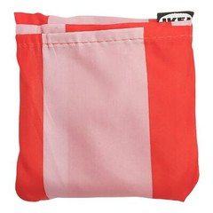 IKEA Tote Shopping Bag Foldable Lightweight Reusable Orange Pink Multi Use