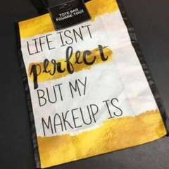 Reusable Shopping Bag Life Isn’t Perfect But My Make Up Is Pink Leopard Gold