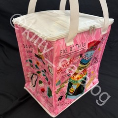 Foodland Hawaii Exclusive: Insulated Reusable Bag, Pink Flower Lei