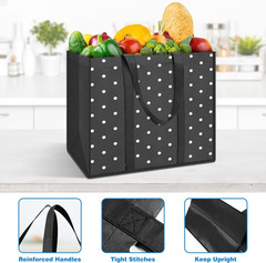 10 Pack Reusable Extra Large Grocery Bags with Handles for Shopping Picnic Tote