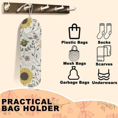Reusable Grocery Bag Organizer Flexible Holder Eco-Friendly Easy Access New