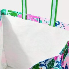 18″ x 17″ Eco Tote, Market Shopper Bag, Oversize Reusable Grocery Tote with C…