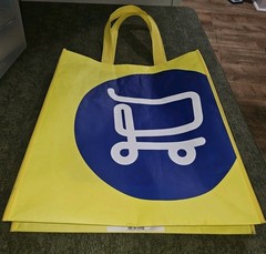 Calimax Bolsa Grocery Bag from Mexico 14”x 16” x 5” Holds 23lbs Max Used Once