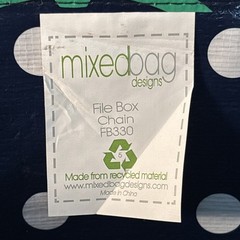 Mixed Bag Designs Small Mini Tote Market Grocery Shopping Bag Navy Green Geometr