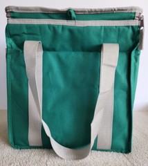 X3 WHOLE FOODS MARKET Insulated Reusable Cooler Green Grocery Shopping Bag New!