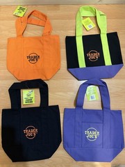 New 2025 Trader Joe’s Mini Halloween Trick or Treat Canvas Tote Bags Set of 4