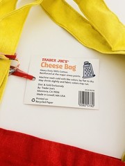 Trader Joe’s Tote Bag Cheese Experience and Adventures New with Tag Very Popular