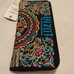 New Cirque Du Soleil – Luzia – Small colorful embroidered clutch, purse-8x4x1