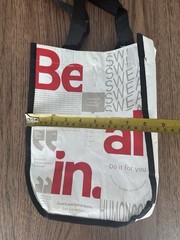 Lululemon Small Tote Reusable Shopping Gift Bag White Be All In 11”x8”