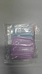 CANIPHA 4pcs Lambskin Pocket Cosmetic Bag, Waterproof Portable No Zipper