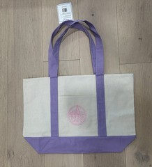 Trader Joe’s NEW 💜 Lavender AUTHENTIC X-LARGE CANVAS REUSABLE GROCERY TOTE BAG