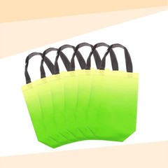 12Pcs Reusable Gift Bags with Handles 7.9 x 9.8 Inch Gradient Green