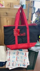 Trader Joes bags. Brand new black/red, white/blue
