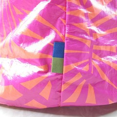NWOT Water Resistant Reversible Pink Orange Tropical Tote Bag Target Open Story