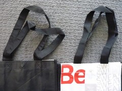 Lululemon Reusable Shopping Tote Bags (4) Small Totes Different Designs (I)