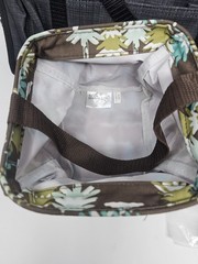 Thirty-One Bundle Organizing Utility Tote Charcoal Crosshatch + Littles Tote