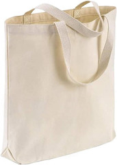 Wholesale Canvas Tote Bags, 15″W x 16″H x 3″G, Cotton Reusable Grocery Shopping